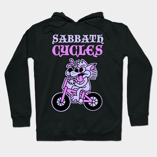 Sabbath Cycles Dan Allen Pink Hoodie by Sabbath Cycles